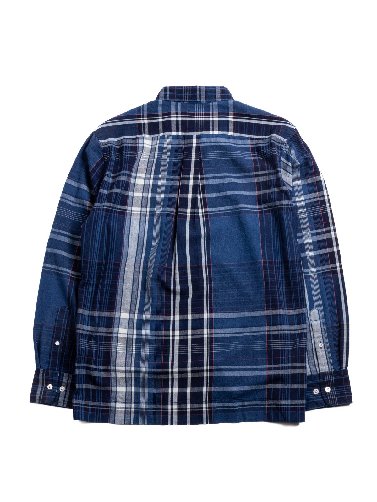 (OM45475.35) TBB HAND WOVEN NATURAL DYE ORGANIC STOUT WEAVE B.D. STRAIGHT HEM SHIRT - Image 7