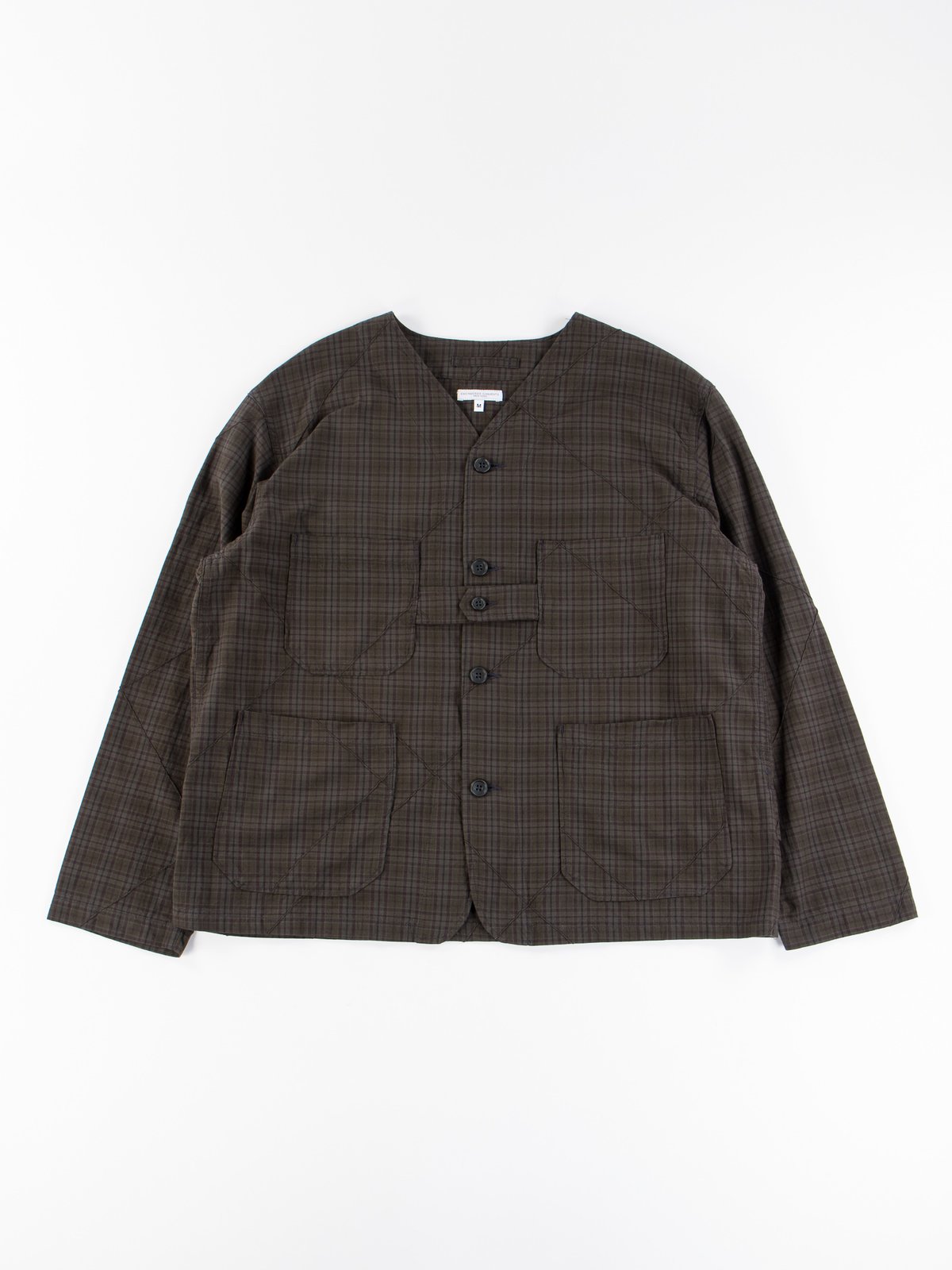 plaid cardigan jacket