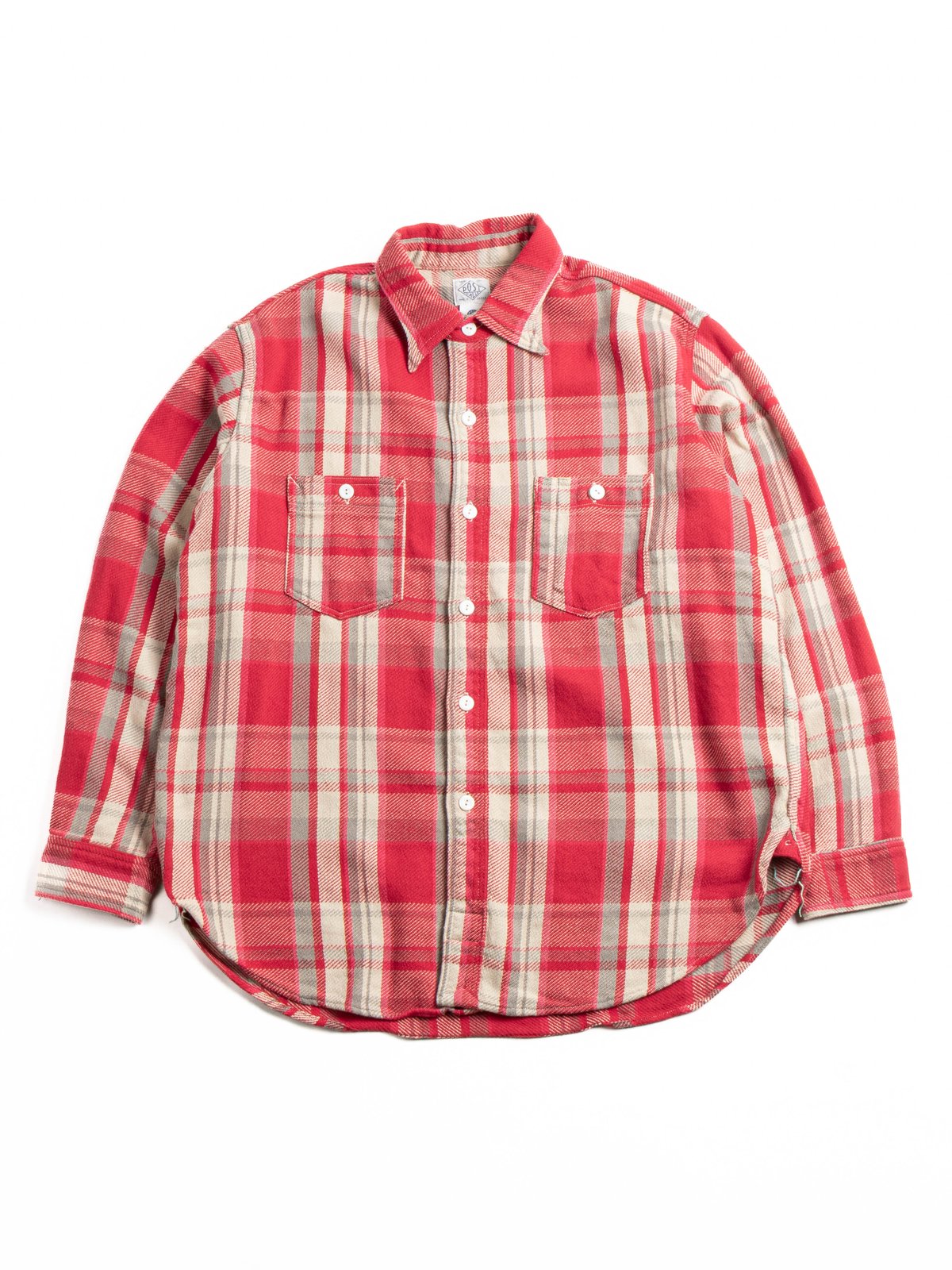 ST LOUIS COTTON  FLANNEL PLAID RED - Image 1