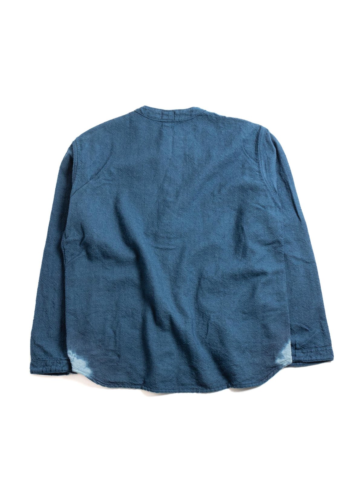 Type 477 DIDCOT SHIRT WOOL SERGE ACHILLES' HEEL INDIGO DYED by