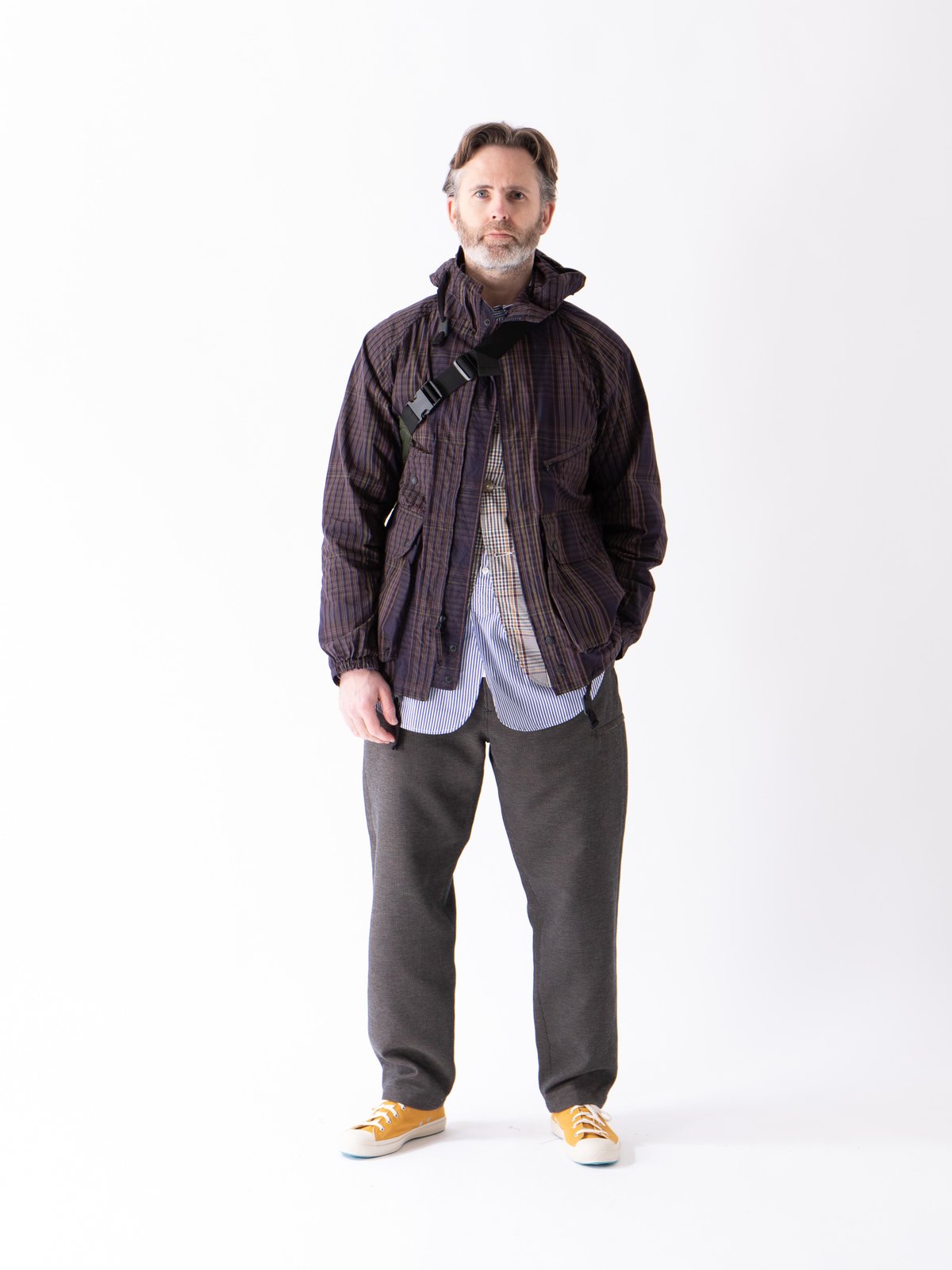 Multi Color Nyco Plaid Atlantic Parka by Engineered Garments – The