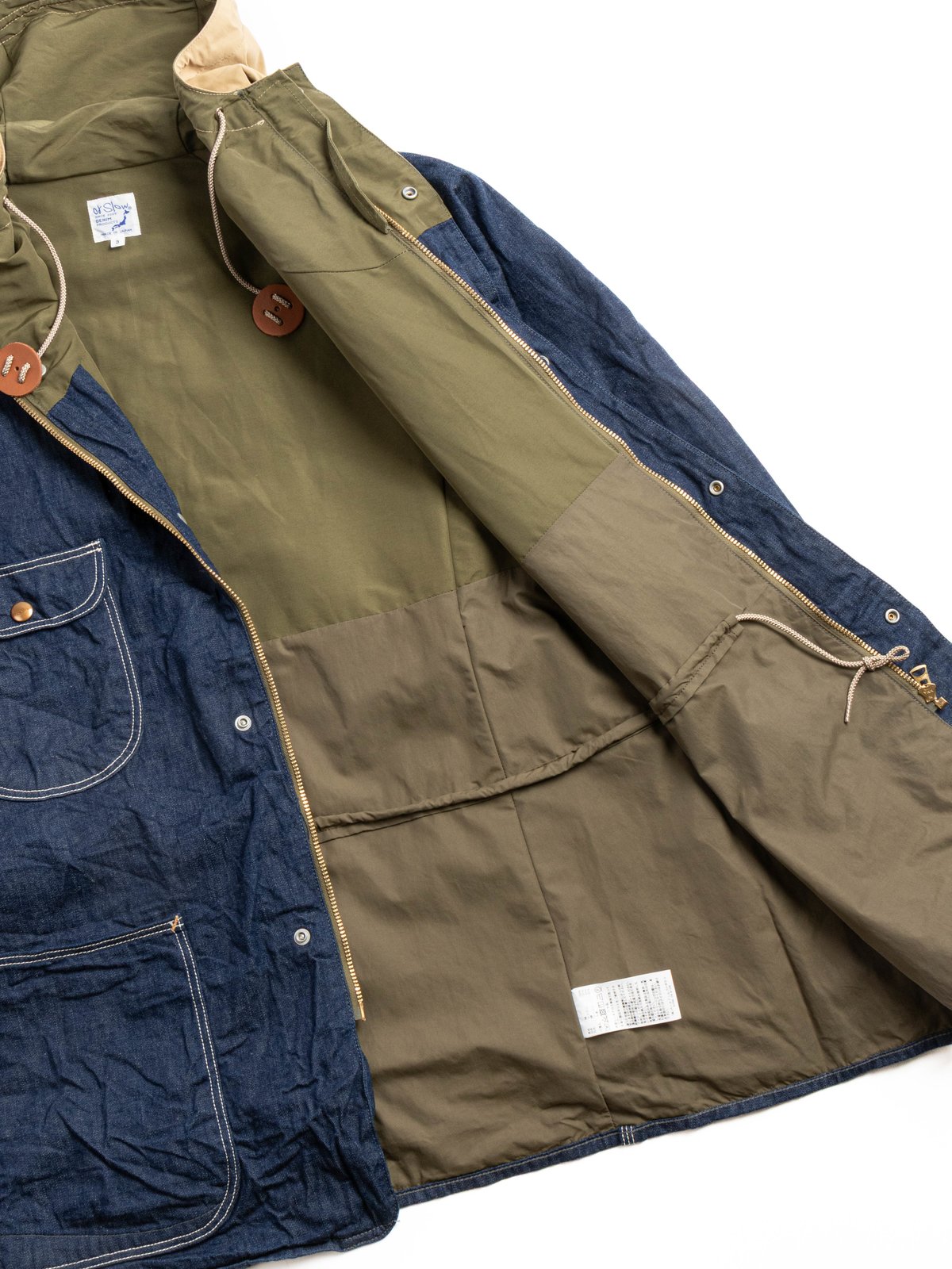 (6143) 60/40 CLOTH HOODED COVERALL ONE WASH - Image 6