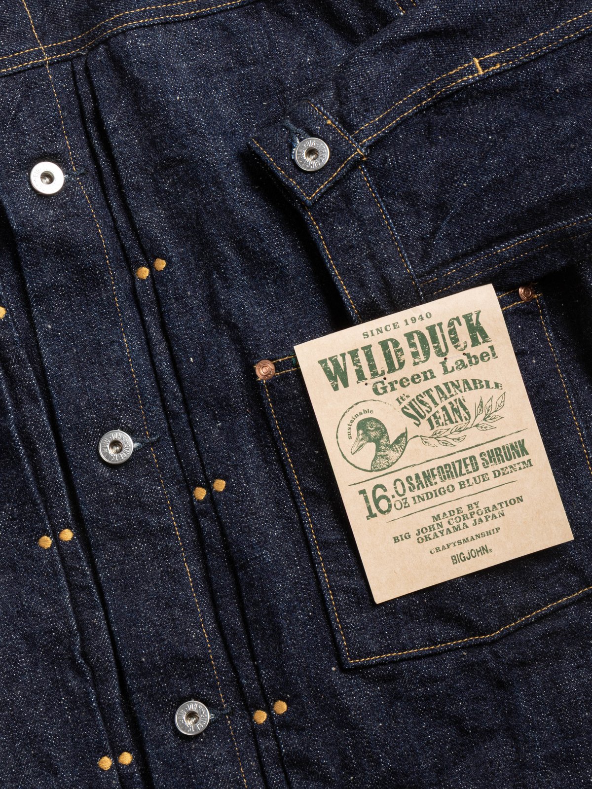 M6012RC (001) GR LABEL WILD DUCK JACKET - Image 3