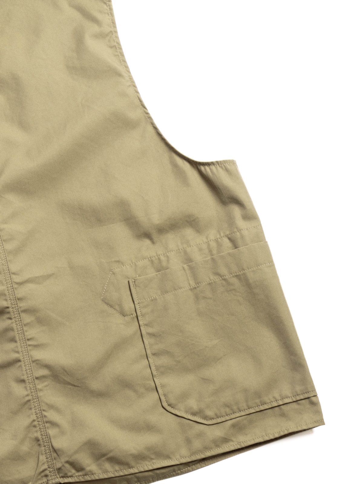 UPLAND VEST KHAKI LT WEIGHT NYCO TWILL  - Image 5