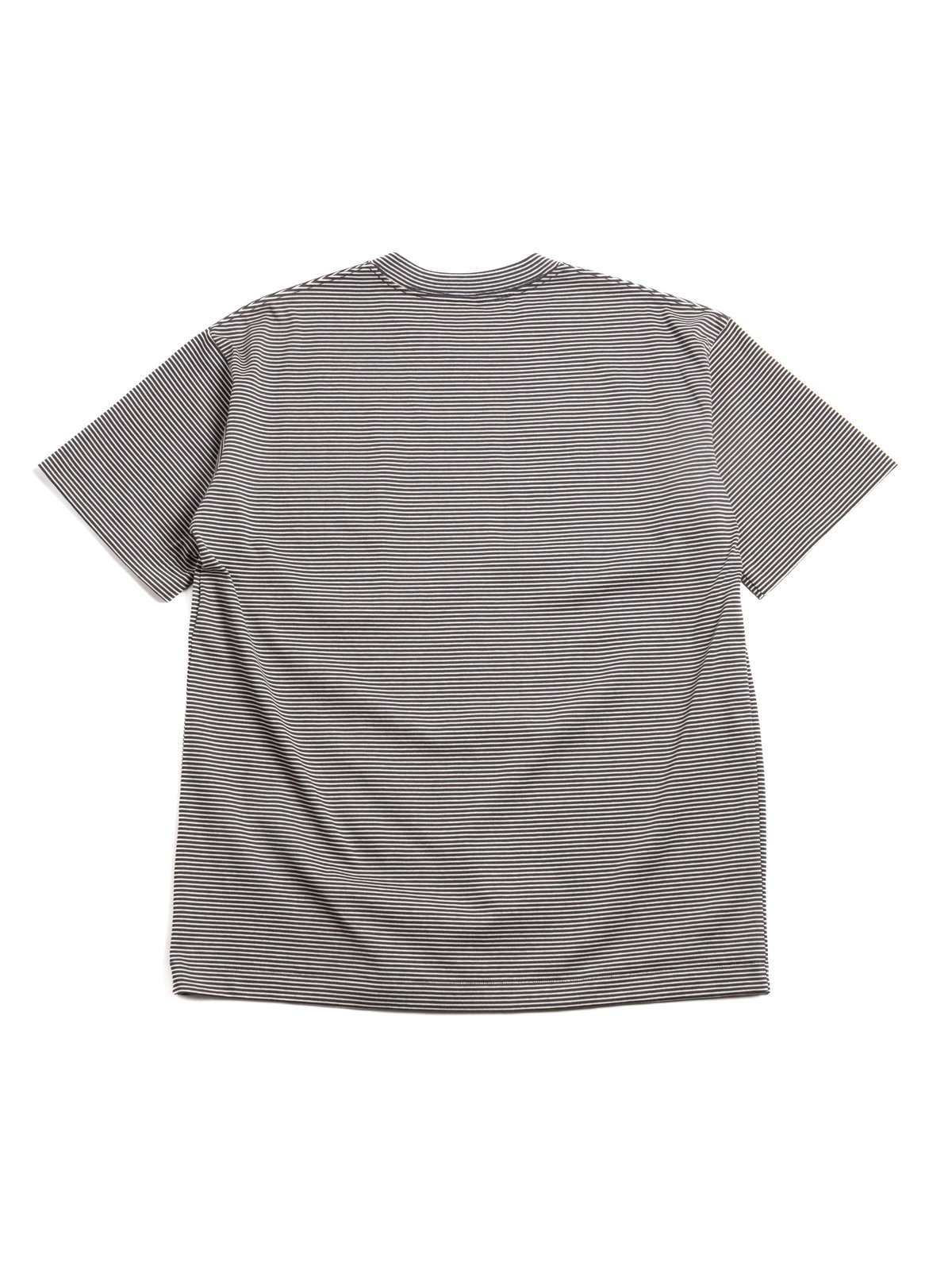 (VTD&ndash;0635&ndash;CS) BORDER T&ndash;SHIRT BLACK / ECRU - Image 4