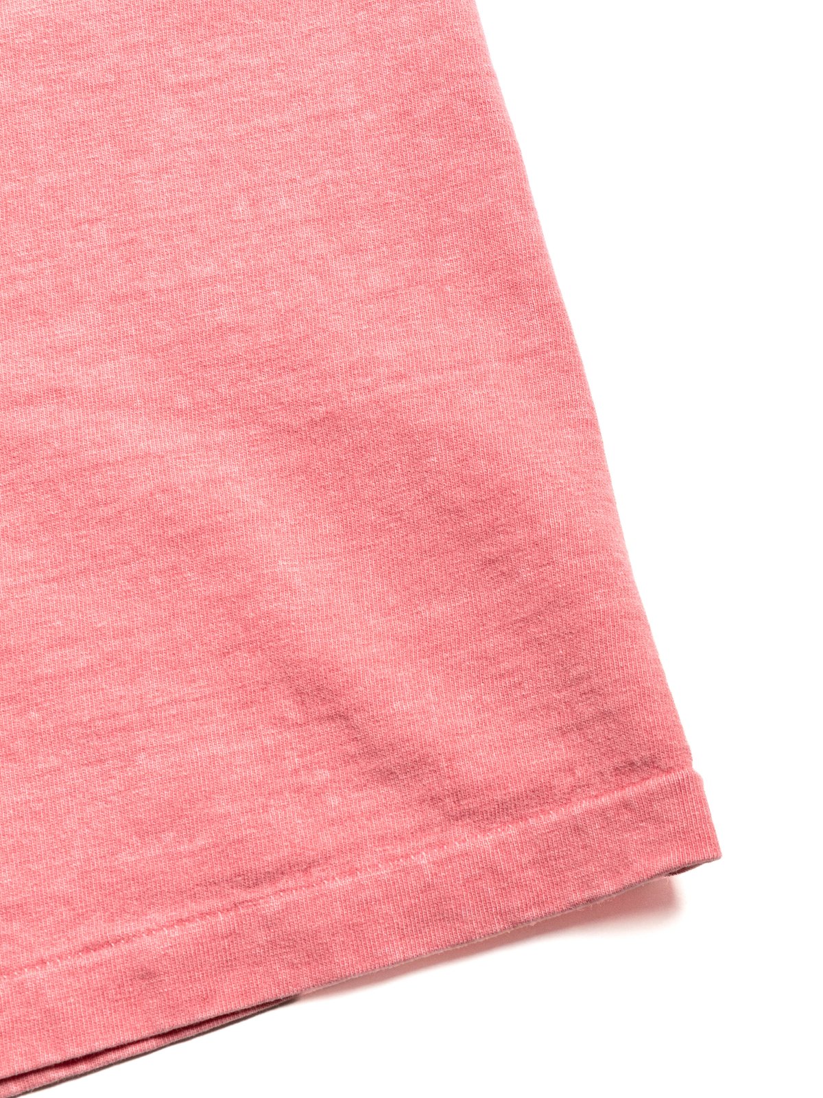 (LOT 35001PD) 7.7oz FALLEN COTTON MID WEIGHT S/S TEE / PD.PINK - Image 3