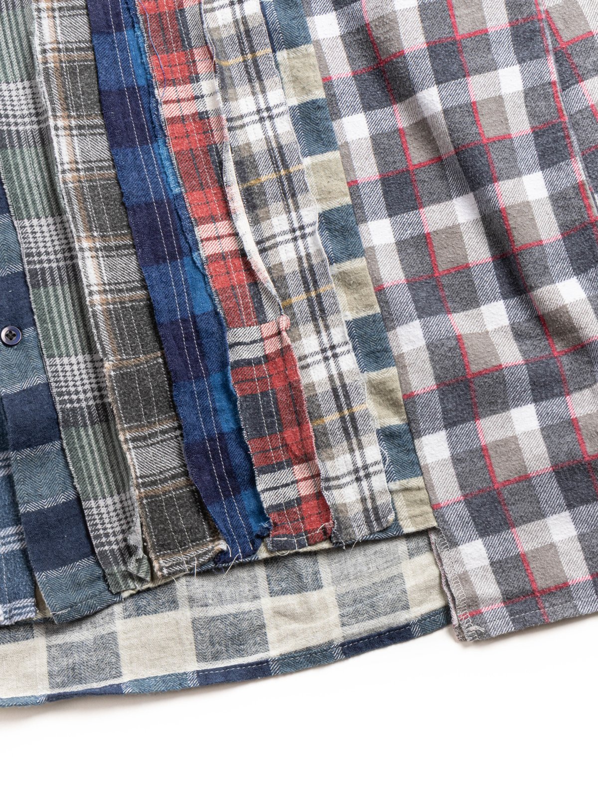 REBUILD BY NEEDLES FLANNEL SHIRT RIBBON SHIRT WIDE ASSORTED - Image 3