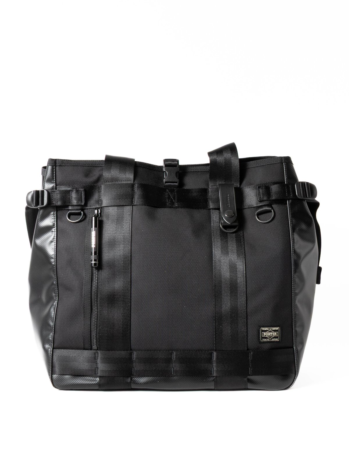 PORTER / HEAT SERIES TOTE BAG BLACK (M) - Image 1