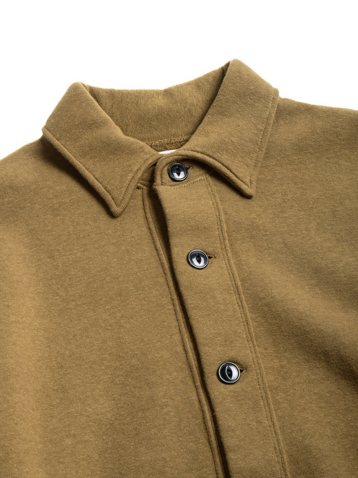 (LOT 86016) &ldquo;LOOP WHEEL&rdquo;SWEAT JACKET KHAKI - Image 2