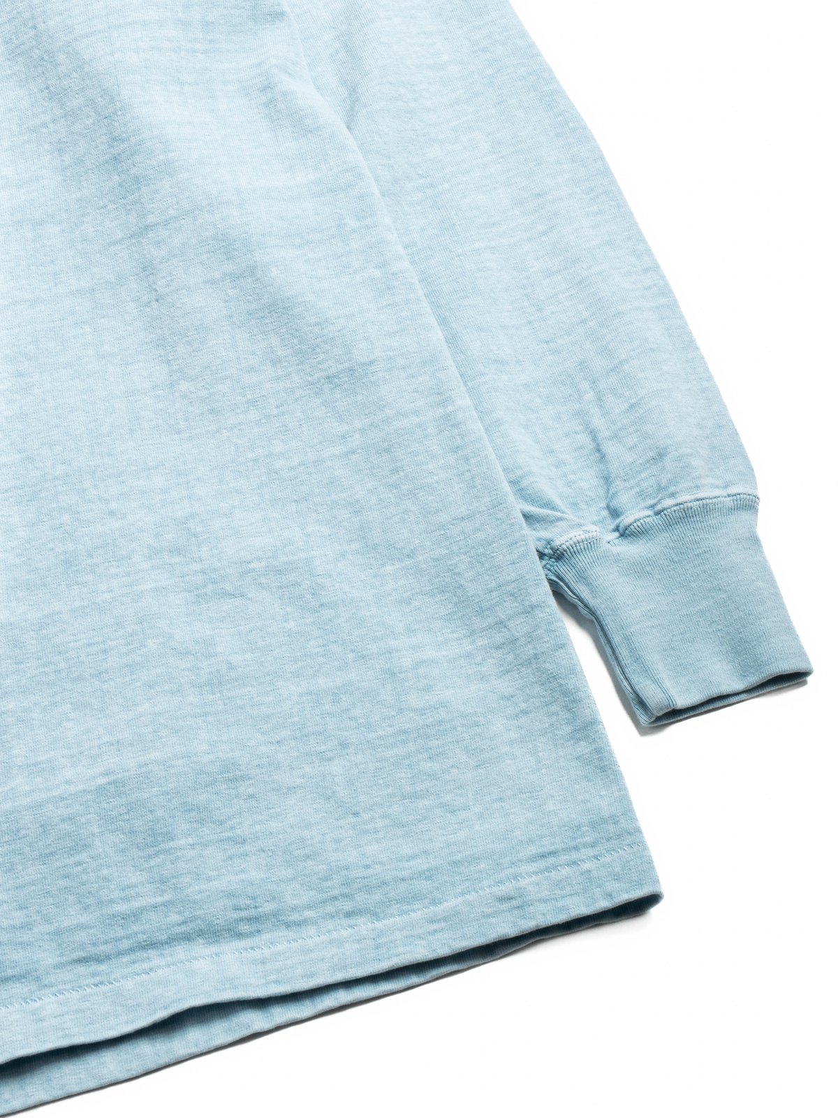 (LOT 55001PD) 7.7OZ MID WEIGHT L/S TEE P.D. SAX - Image 3