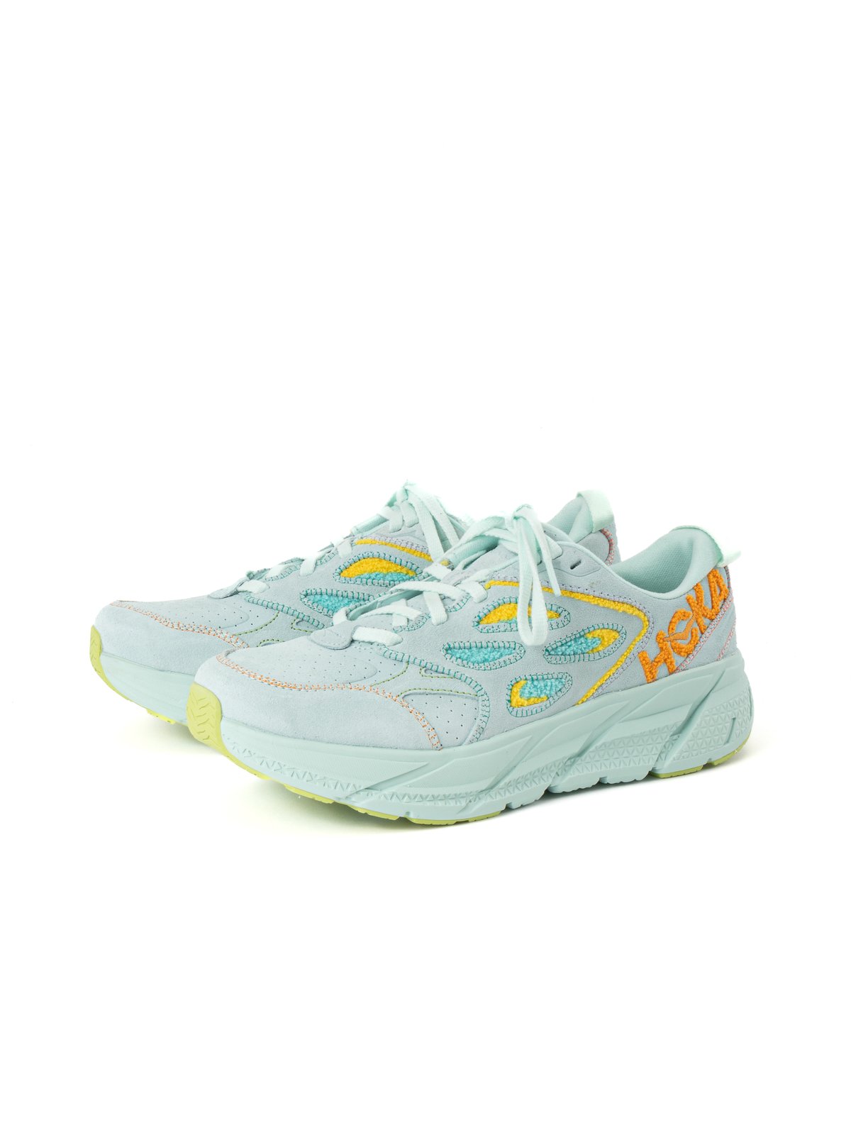 CLIFTON L EMBROIDERY BLUE GRASS RADIANT YELLOW - Image 2