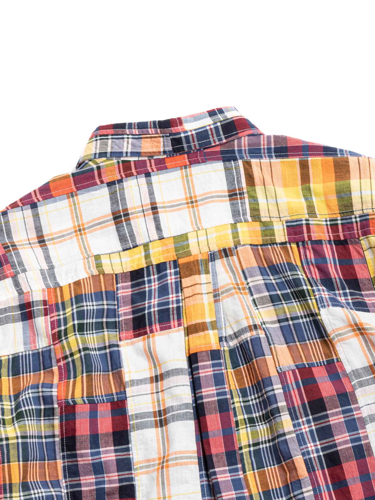 No180 COLLARED HALF ZIP LONG SLEEVE SHIRT PATCHWORK - Image 4