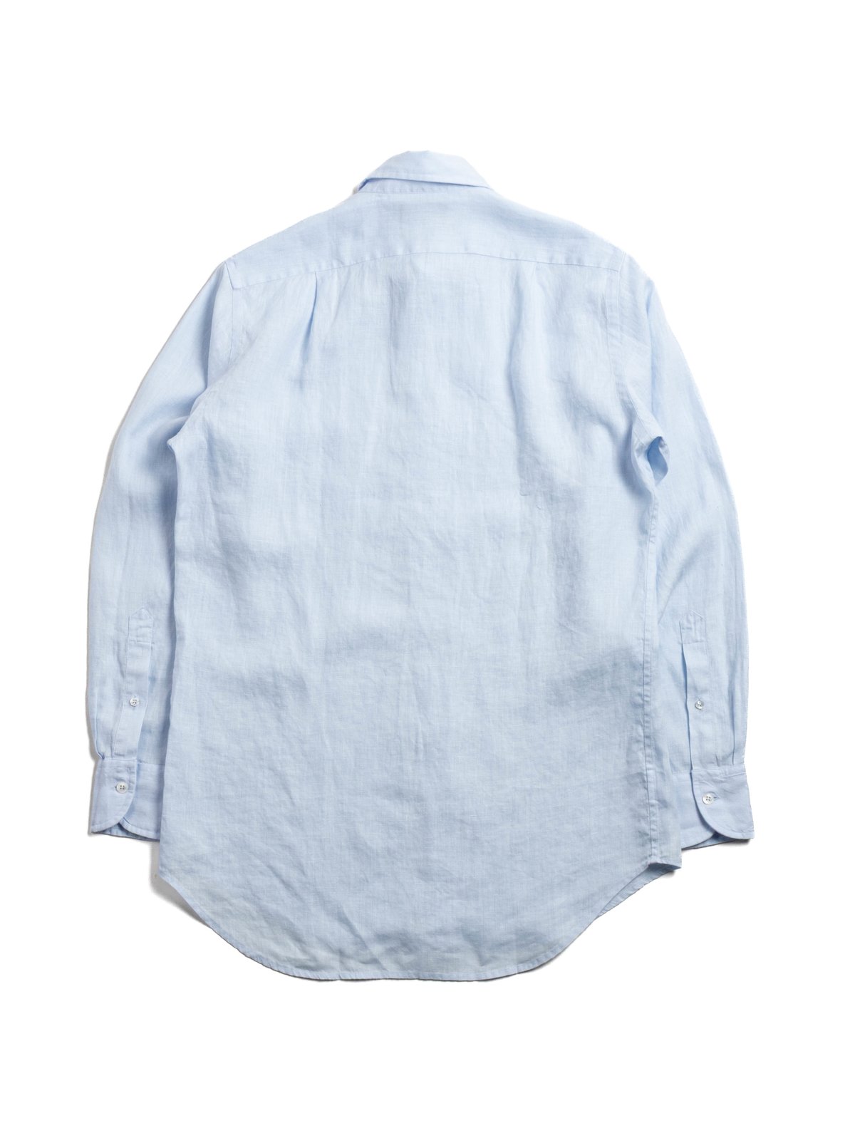 THE LINEN SUMMER SHIRT SKY BLUE - Image 4