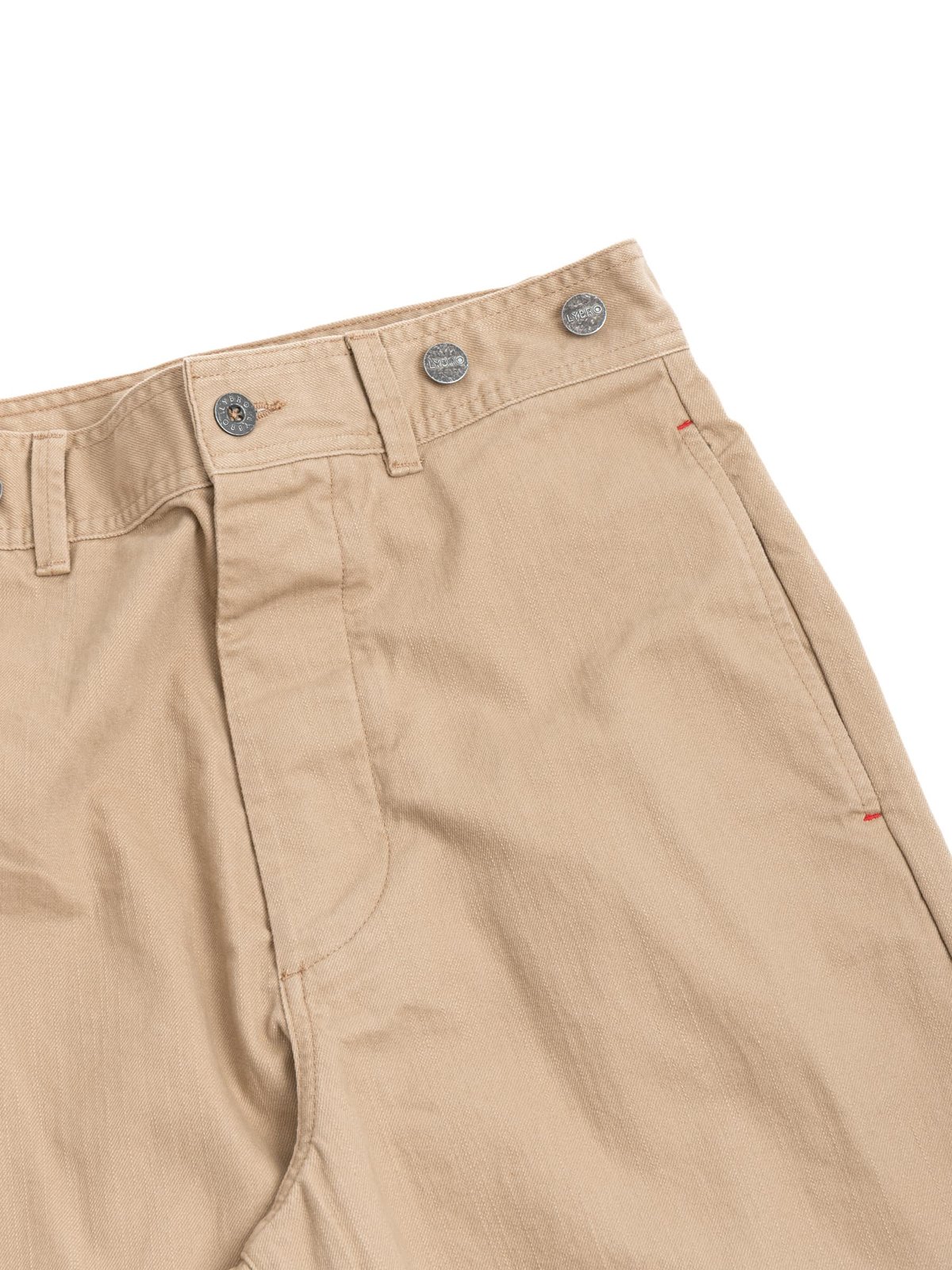 RAILROAD PANT COTTON TWILL TAN - Image 2