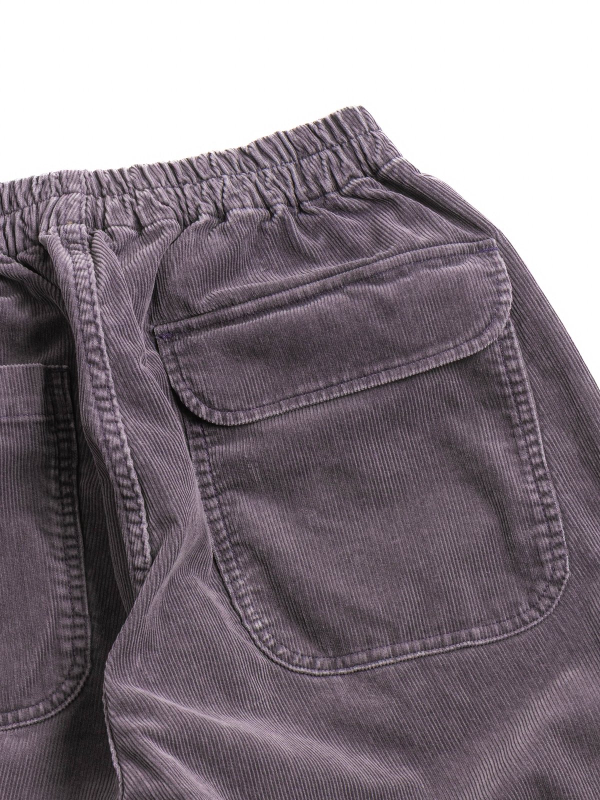 H.UNIT CORDUROY EASY PANTS (UW) GRAY - Image 4