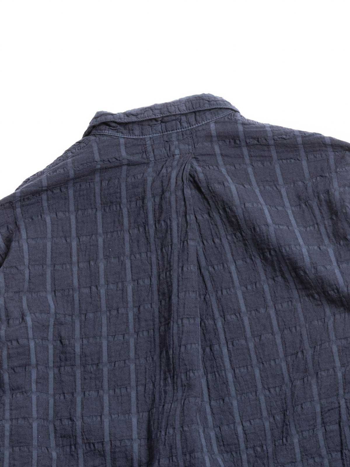TYPE 468 FLIPPED COLLAR SHIRT AIRBAG CAMBRIC HADAL BLUE - Image 5
