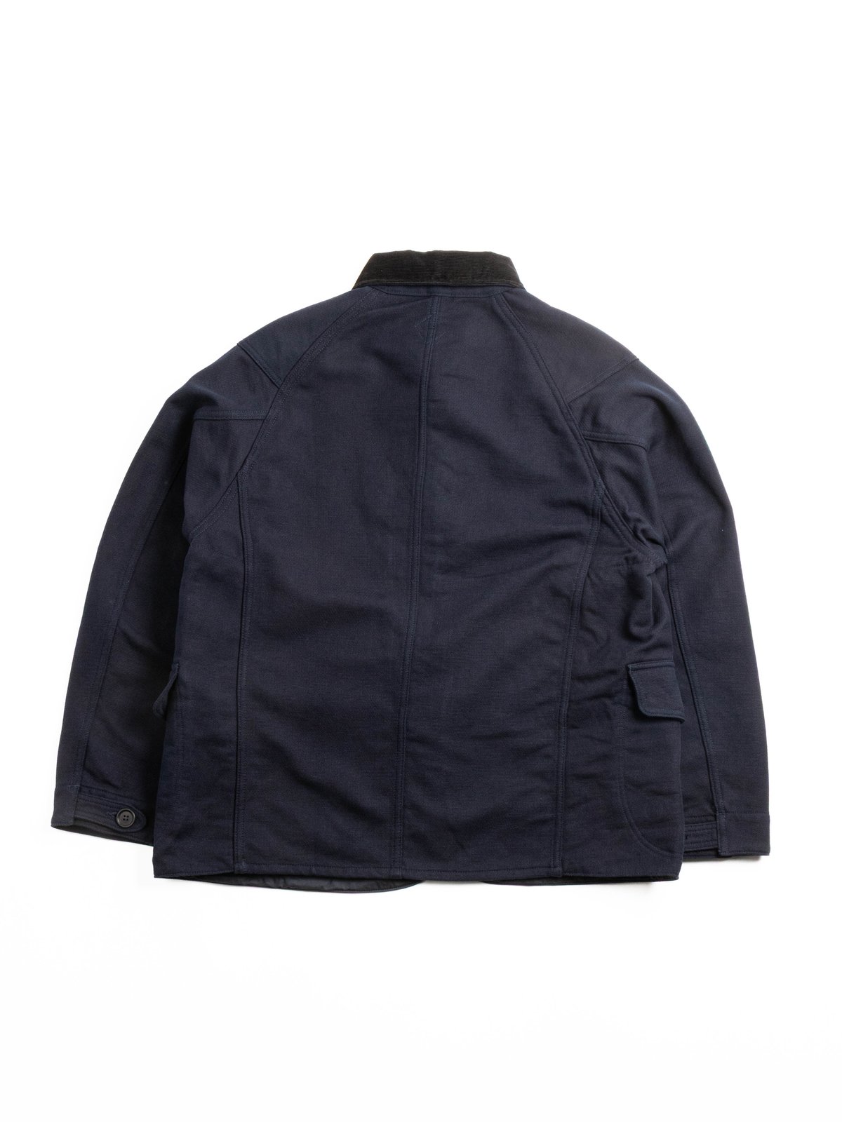 (CJ001) GAME JACKET HUNTING DOBBY CLOTH NAVY - Image 5