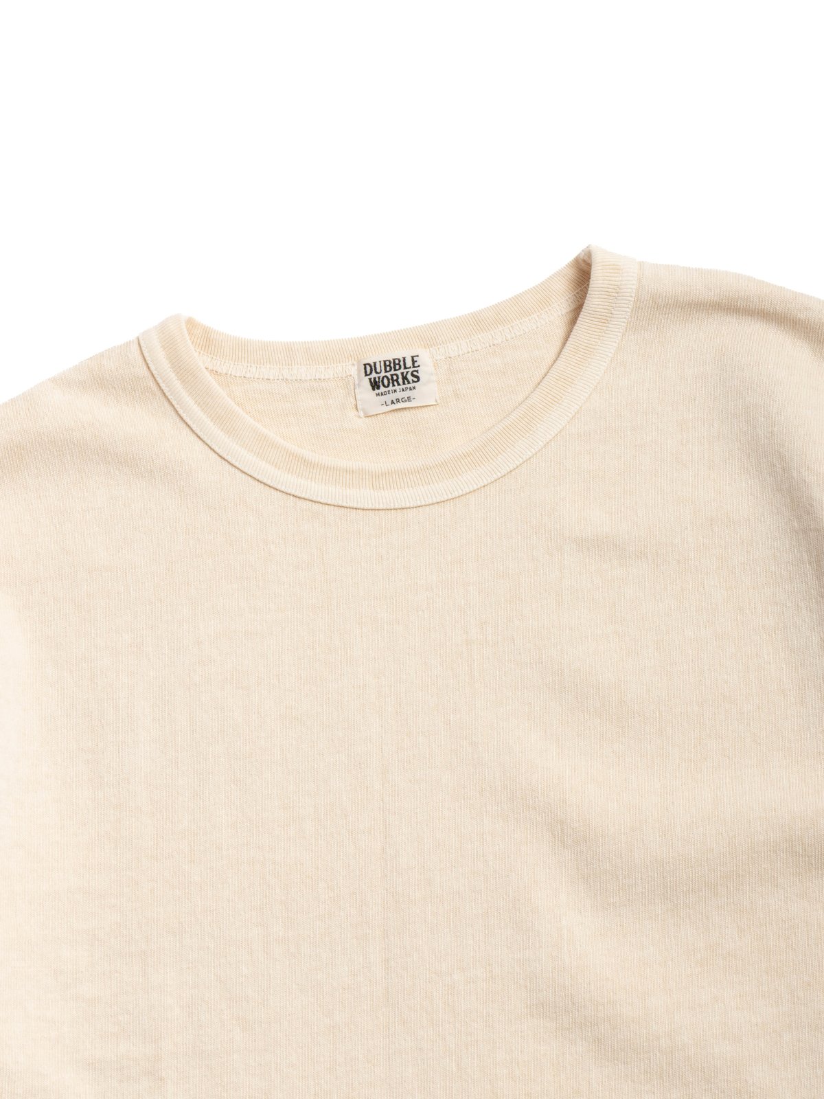 (37001PD) 9.5oz HEAVY WEIGHT S/S TEE / PD. CREAM - Image 2