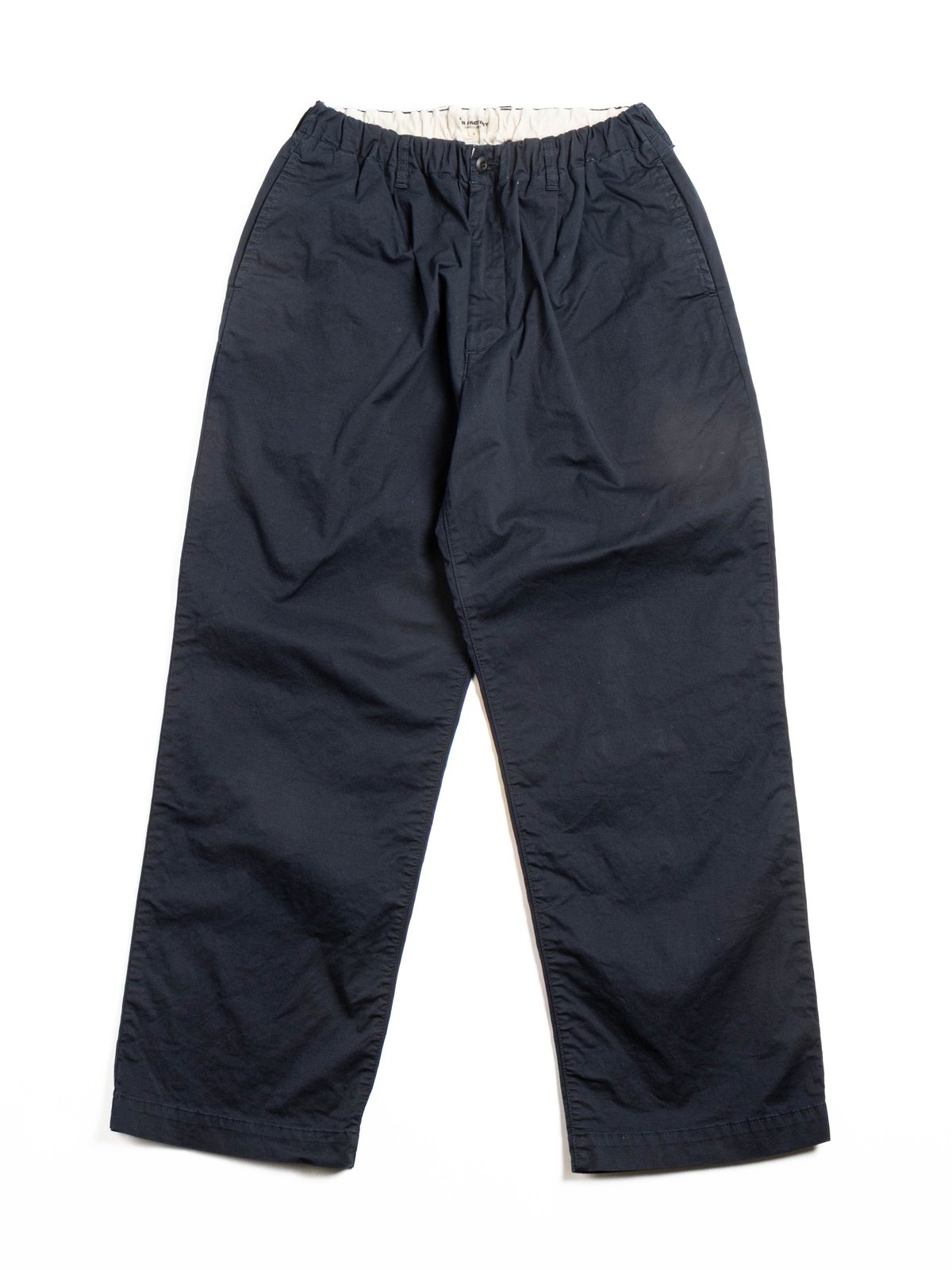 (F0549) ST TWILL EASY PANTS NAVY - Image 1