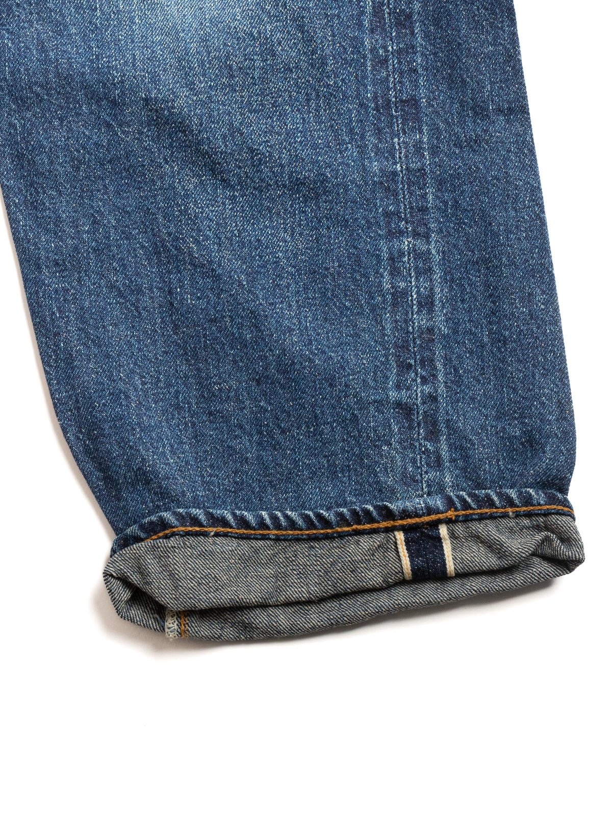 LOT 2ND HAND SERIES 1101 USED WASH DARK 12OZ DENIM JEAN - Image 4