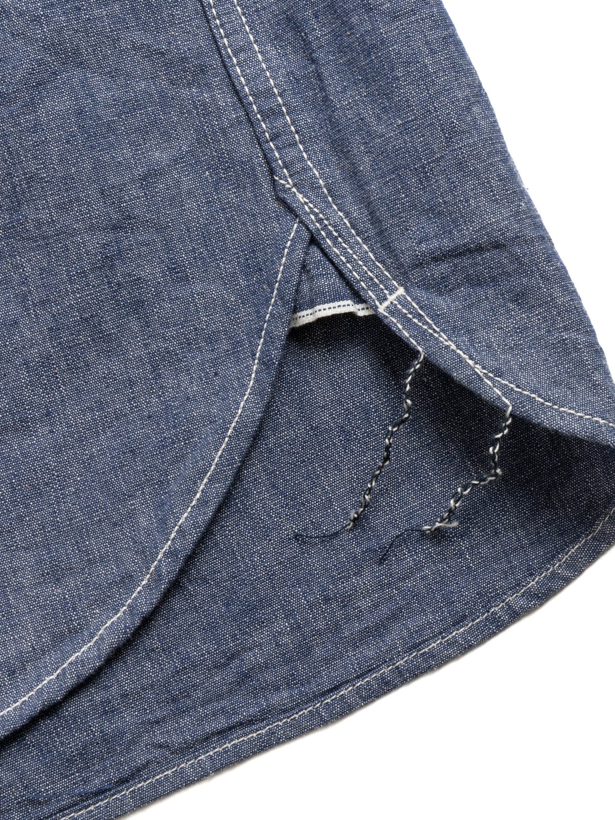 NO.5333A CHAMBRAY SHIRT BLUE - Image 4