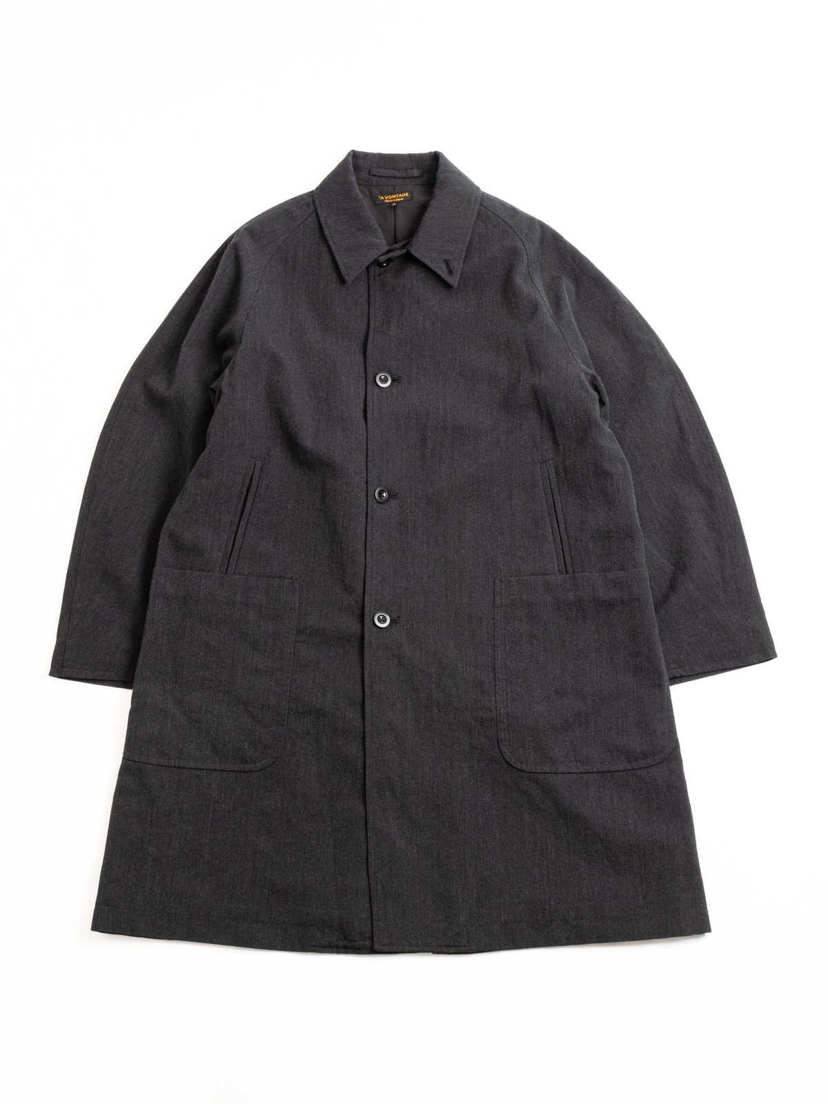 SINGLE LAXMAN COAT CHARCOAL - Image 1