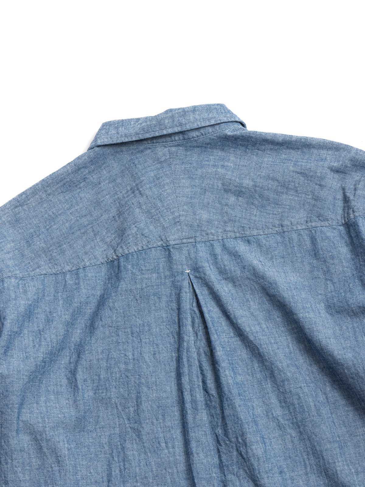 HORLISUN CLASSIC CHAMBRAY SHIRT NAVY - Image 3