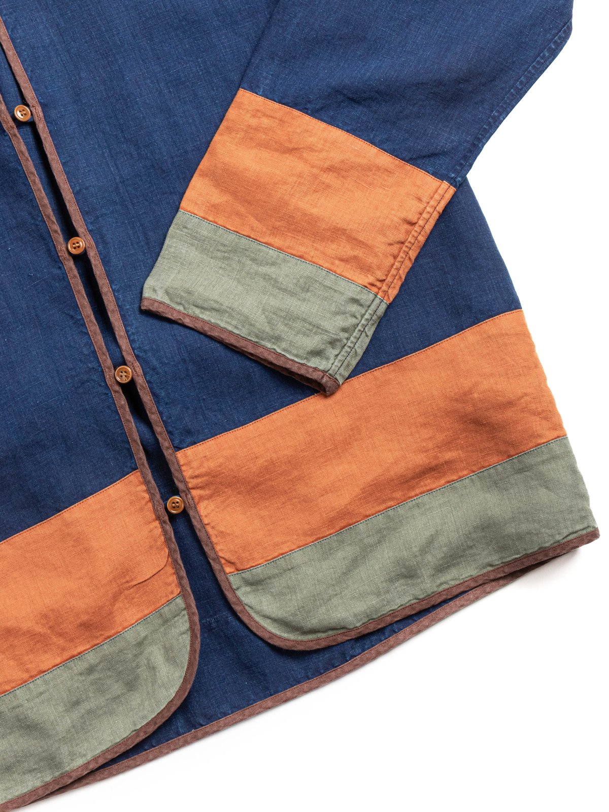 MSP–4041 INDIGO HAORI JACKET - Image 3