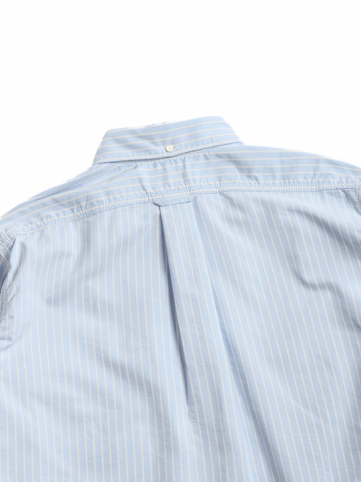 BUTTON DOWN STRIPE WIND SHIRT NAVY - Image 4