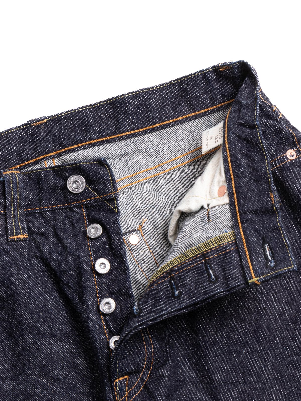 (S0510XX 11) 15OZ REGULAR STRAIGHT INDIGO - Image 4