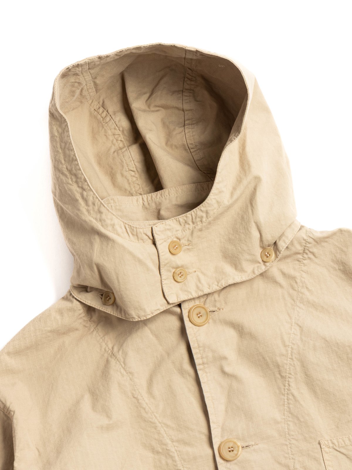 SHOP COAT GARMENT DYED KHAKI - Image 3