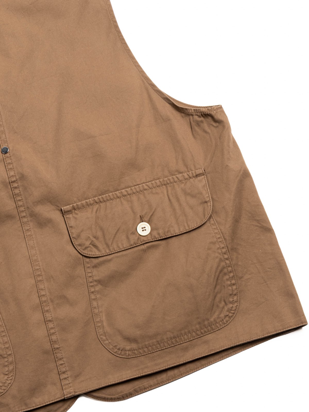 (CV002) &ndash; GAME VEST / MOCHA BROWN - Image 5