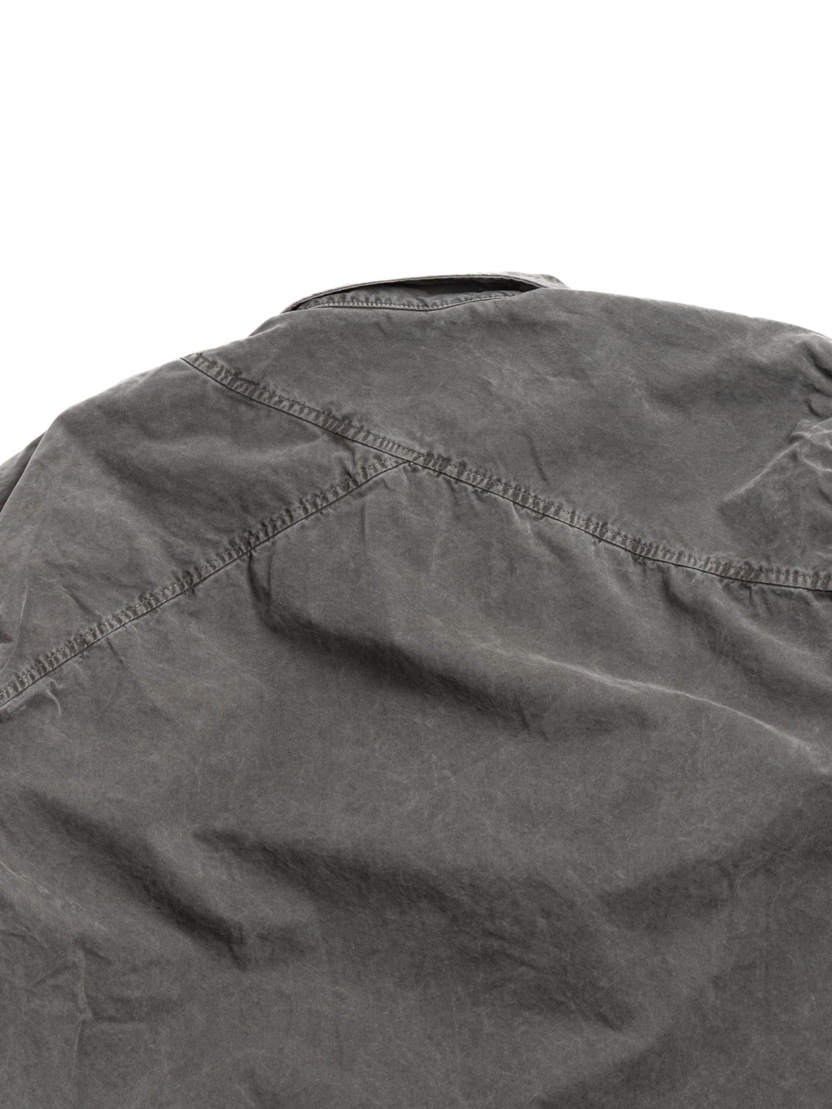 WORKING GUAYA SHIRT PEACHED COTTON OXFORD SHALE - Image 3