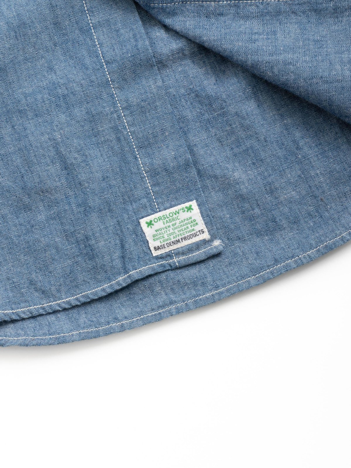 (LOT 8012) BUTTON DOWN SHIRT 4.5OZ ORIGINAL CHAMBRAY  - Image 4