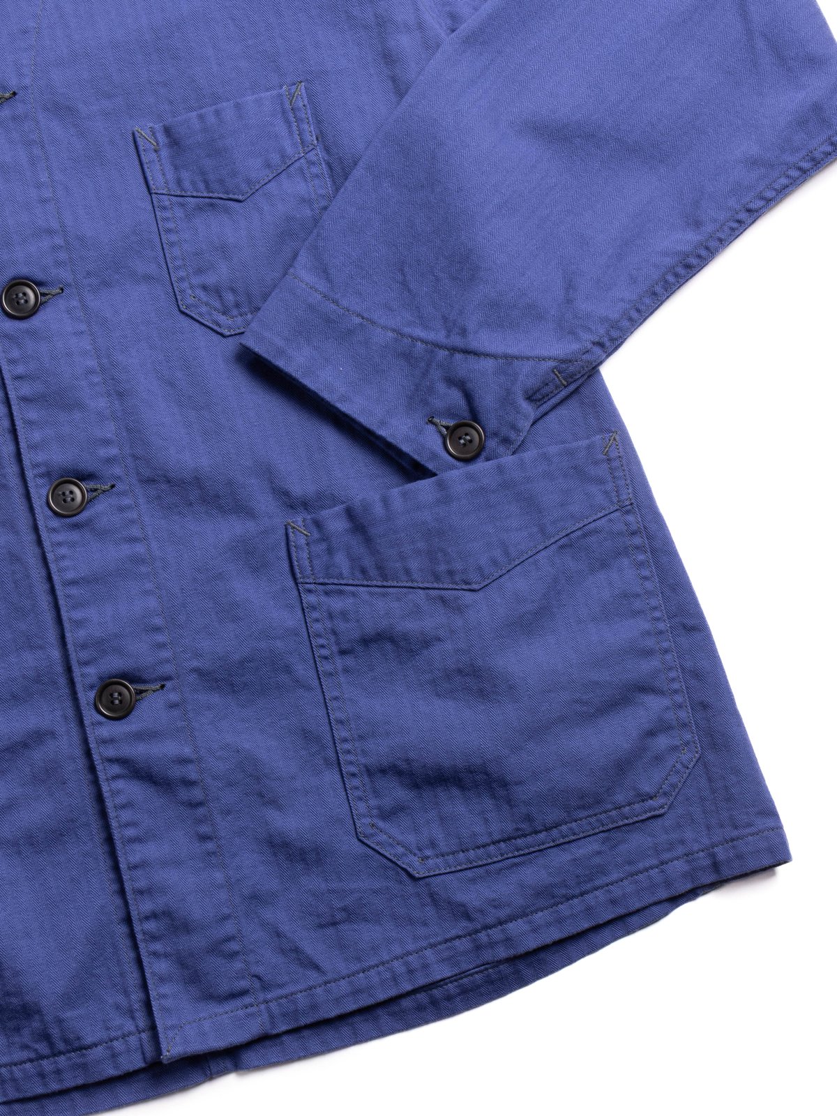 (3135DV&ndash;MH1) POST CHINOIS TRAVAIL 2 DV MINI HBT BLUE - Image 3