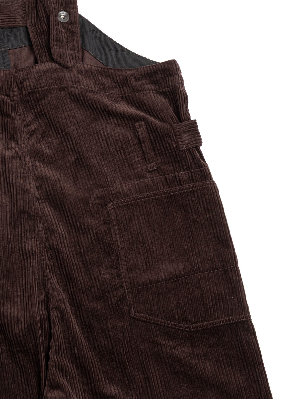 OVERALLS / DK.BROWN COTTON 4.5W CORDUROY - Image 6