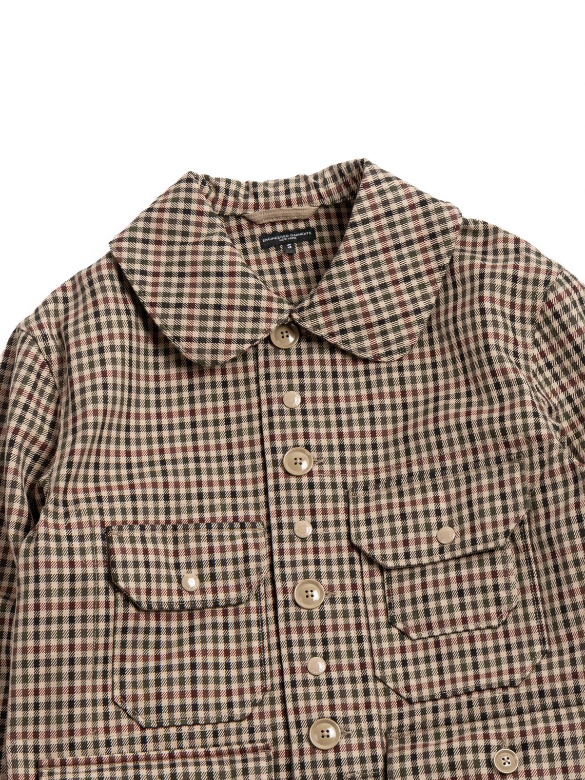 CRUISER JACKET / BROWN / OLIVE HEAVY GUN&ndash;CLUB CHECK - Image 2