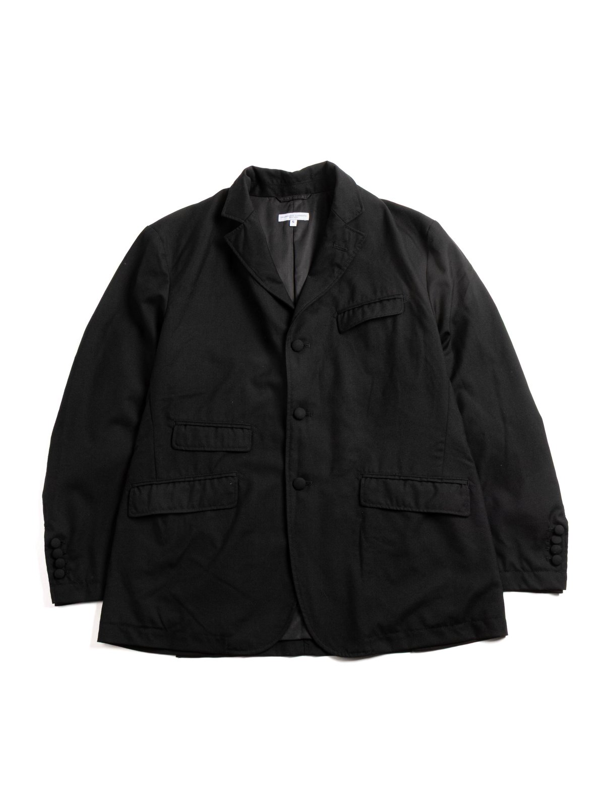 ANDOVER JACKET BLACK TROPICAL WOOL - Image 1