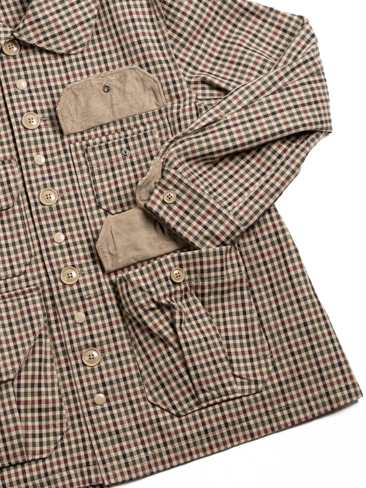 CRUISER JACKET / BROWN / OLIVE HEAVY GUN&ndash;CLUB CHECK - Image 3