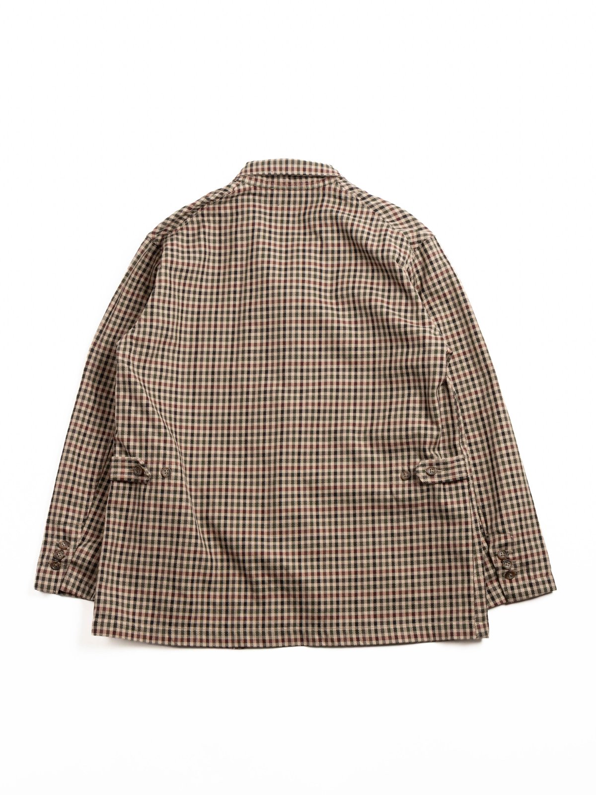 LOITER JACKET / BROWN / OLIVE HEAVY GUN&ndash;CLUB CHECK - Image 5