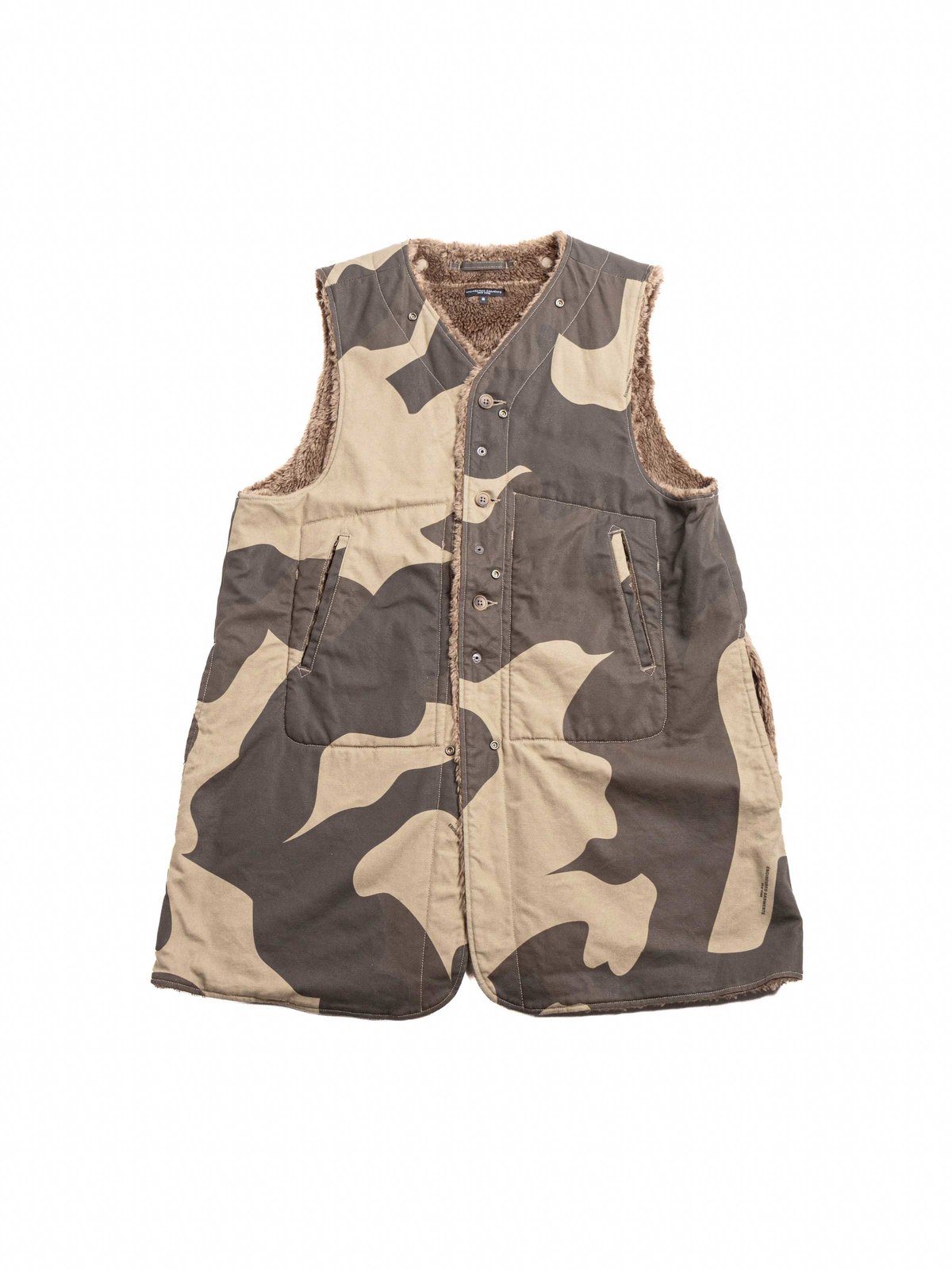 LINER VEST BROWN MAMMOTH DUCK CAMO CANVAS - Image 1