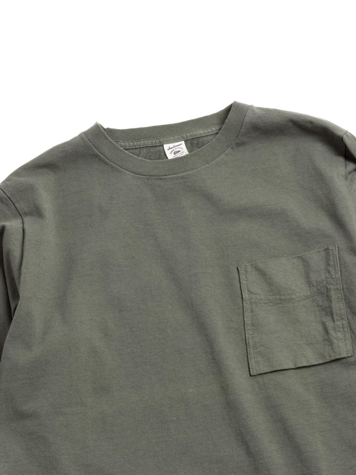 L/S POCKET T–SHIRT KHAKI - Image 2
