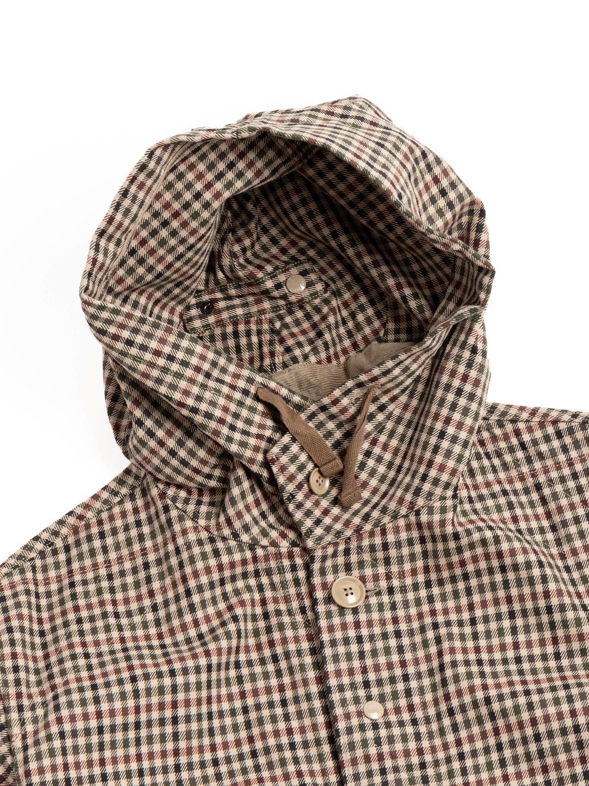 HIGHLAND PARKA / BROWN / OLIVE HEAVY GUN&ndash;CLUB CHECK - Image 3