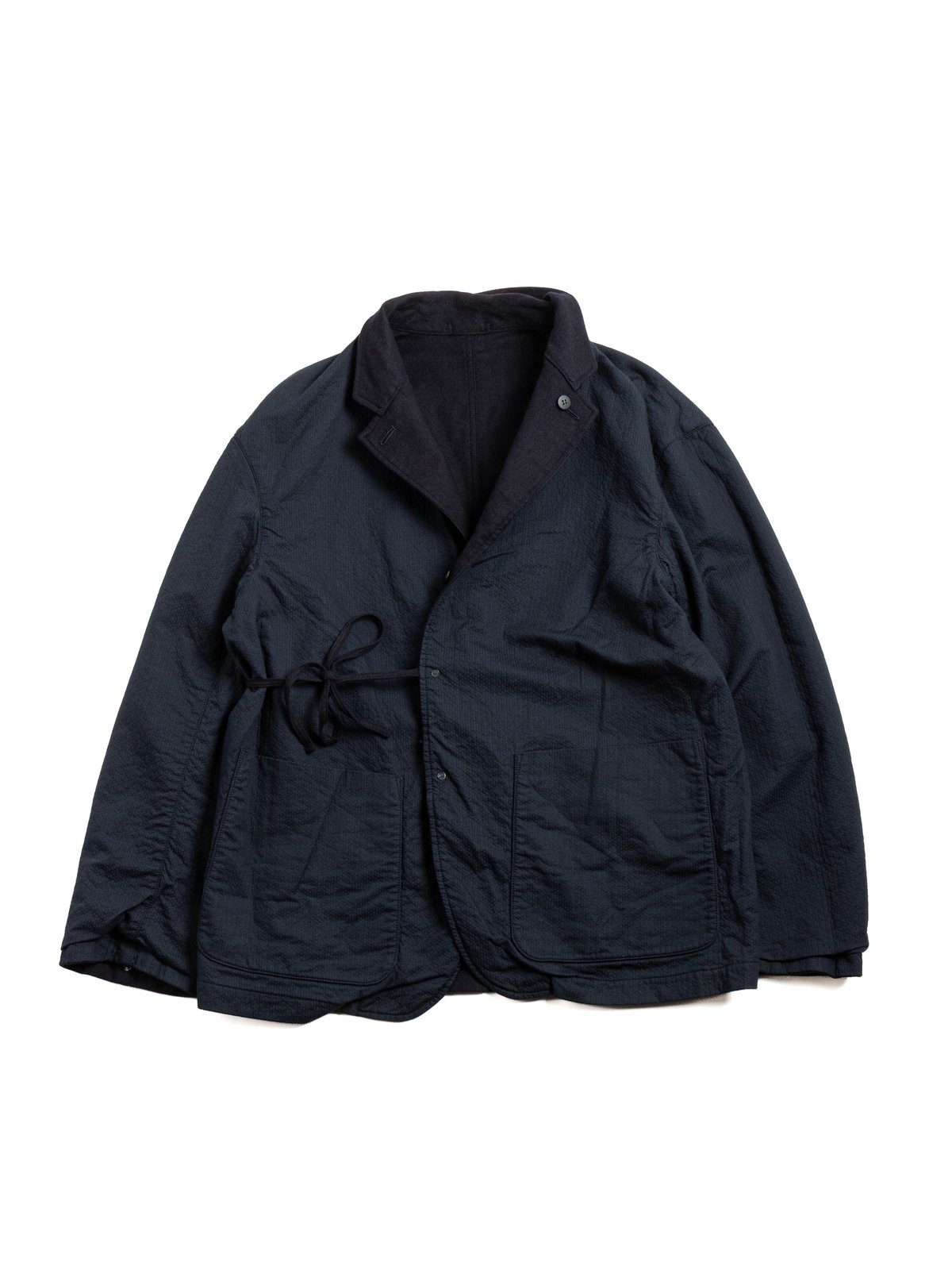 (10&ndash;J04) REVERSIBLE HUNTER JACKET NAVY - Image 5