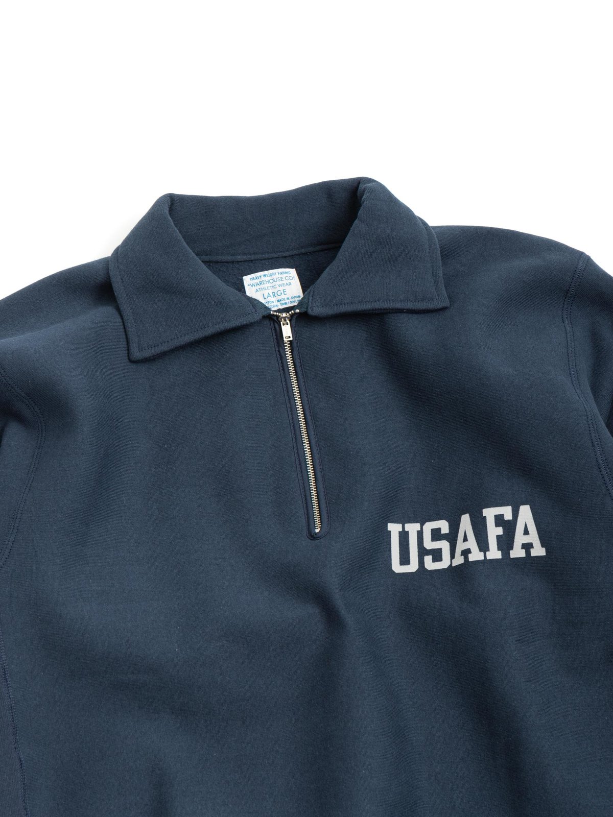 WAREHOUSE ハーフジップスウェット 485 USAFA Sサイズ