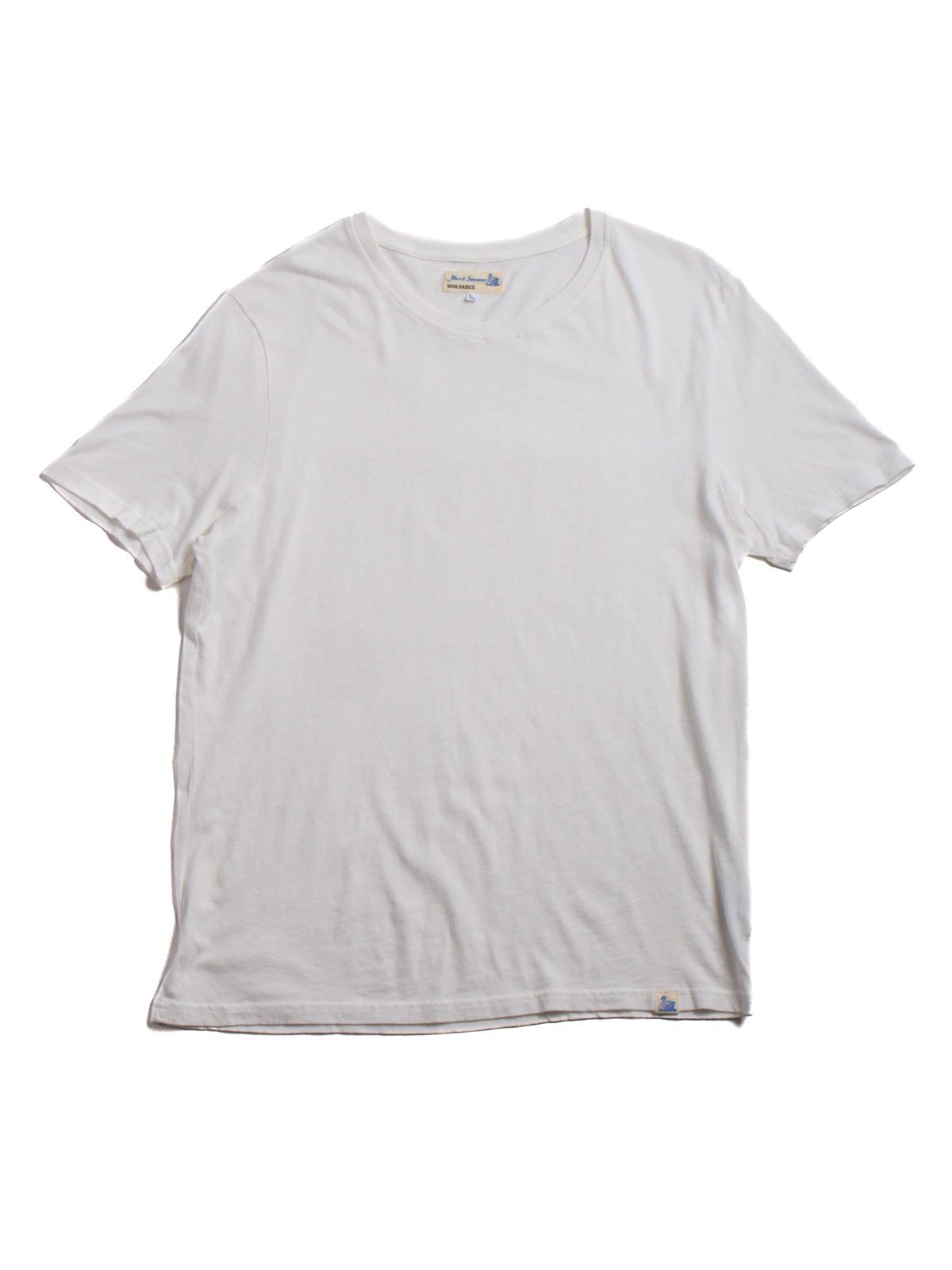 GOOD BASICS VINTAGE JERSEY T–SHIRT WHITE - Image 1