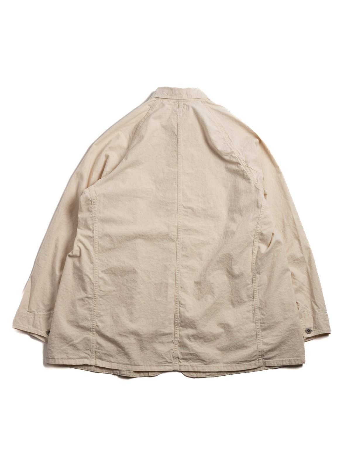 (6142&ndash;66) WWII 40&rsquo;s DENIM COVERALL ECRU (LOOSE FIT) - Image 3