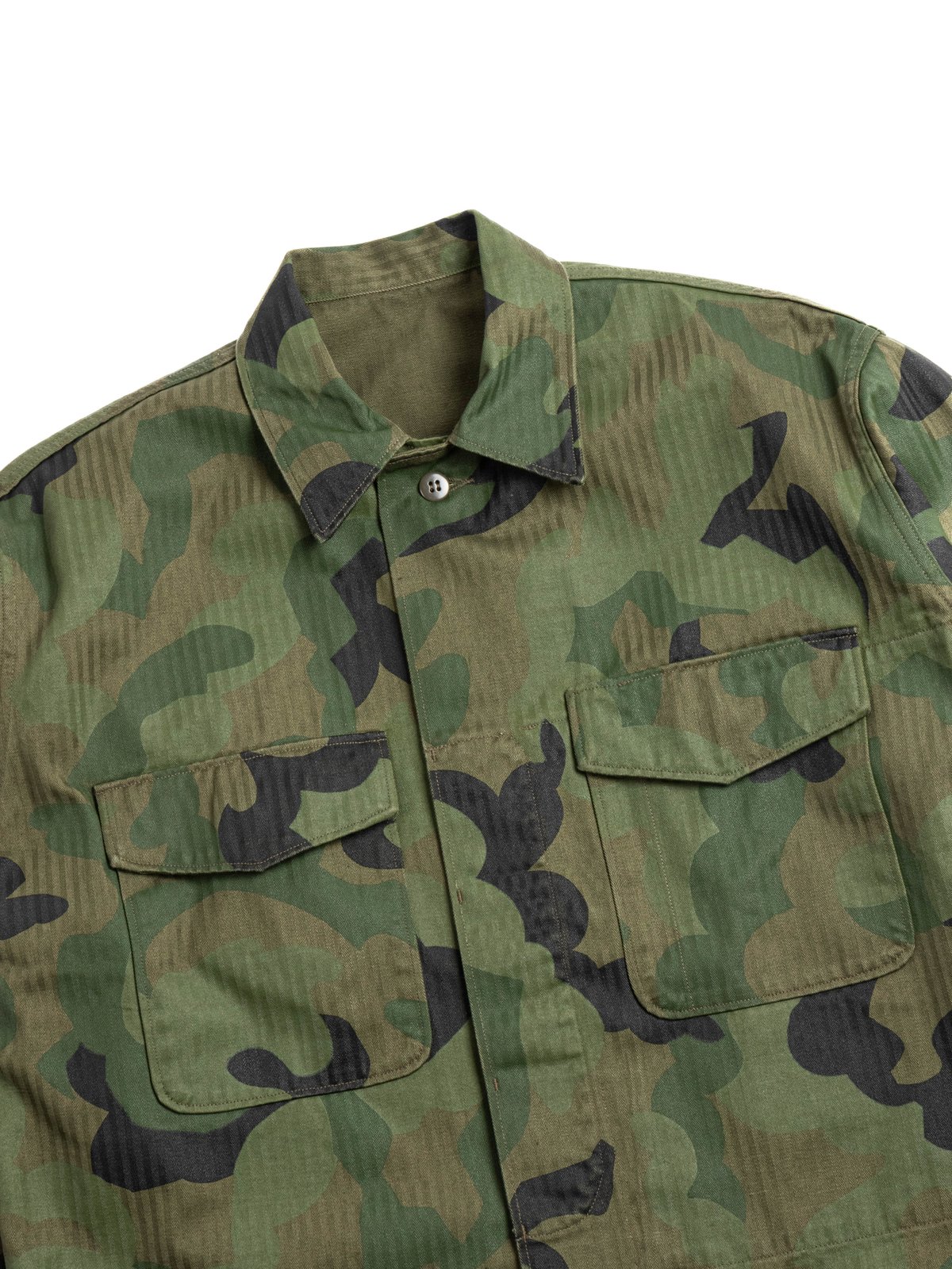 (LOT 2226) USMC HBT P53 UTILITY JACKET CAMOUFLAGE - Image 2