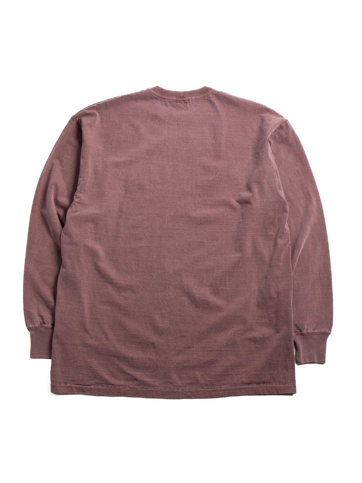 (LOT 55001PD) 7.7OZ MID WEIGHT L/S TEE P.D. BORDEAU - Image 4