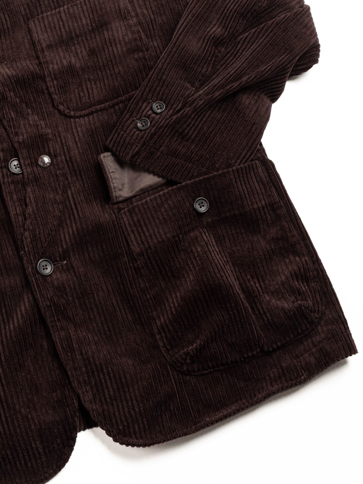 UPLAND JACKET /DK.BROWN COTTON 4.5W CORDUROY  - Image 4